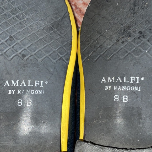 Vintage Amalfi Ida Multi Navy Nappa Leather Shoes - Picture 7 of 10